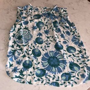 Loft flutter sleeve blouse size S